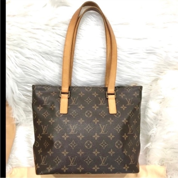 GREAT CONDITION! Authentic Louis Vuitton Cabas Piano Shoulder Bag Tote Handbag - Picture 2 of 16